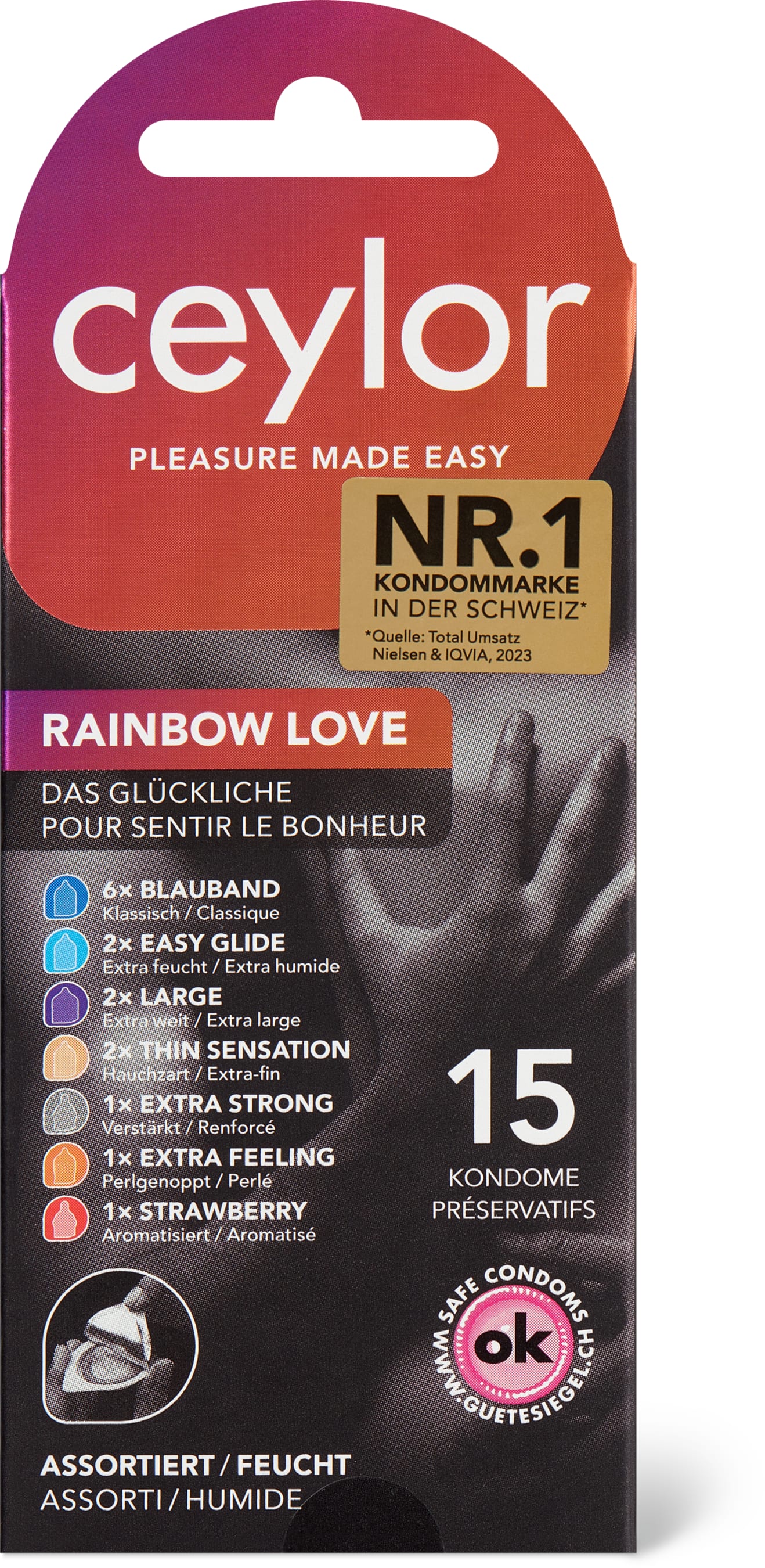 Preservativi Rainbow Love